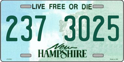 NH license plate 2373025