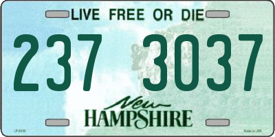 NH license plate 2373037