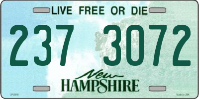 NH license plate 2373072