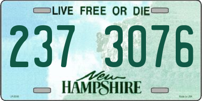 NH license plate 2373076