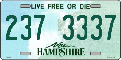 NH license plate 2373337