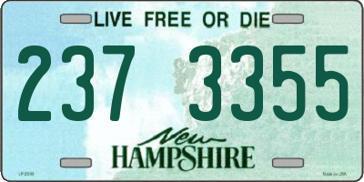 NH license plate 2373355