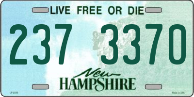 NH license plate 2373370