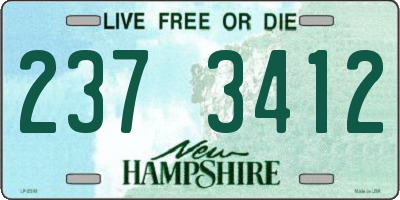 NH license plate 2373412