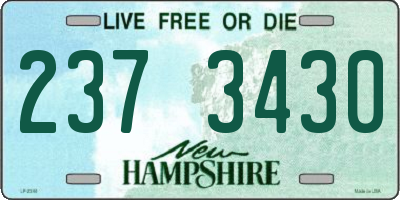 NH license plate 2373430