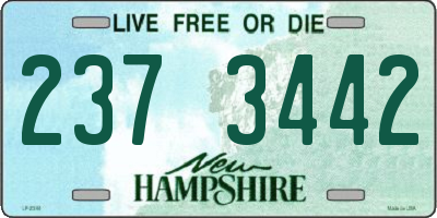 NH license plate 2373442