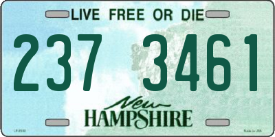 NH license plate 2373461