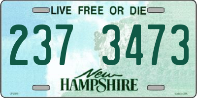 NH license plate 2373473