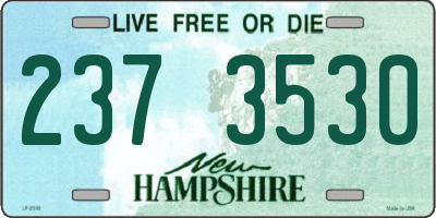 NH license plate 2373530