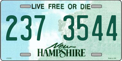 NH license plate 2373544