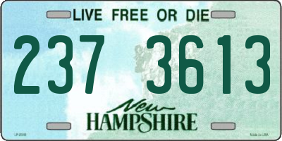NH license plate 2373613