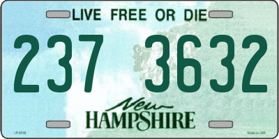 NH license plate 2373632