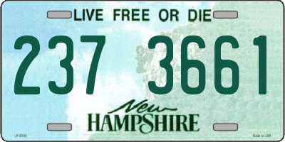 NH license plate 2373661