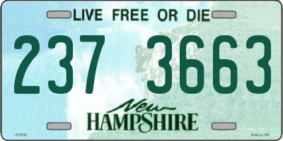 NH license plate 2373663