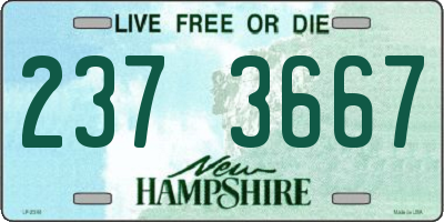 NH license plate 2373667