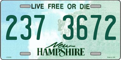 NH license plate 2373672