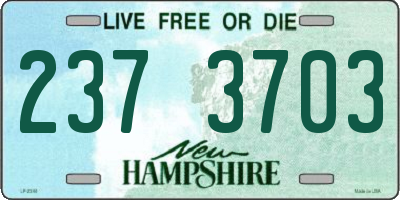 NH license plate 2373703