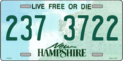 NH license plate 2373722