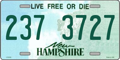 NH license plate 2373727