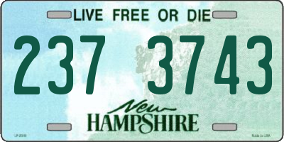 NH license plate 2373743