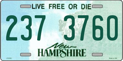 NH license plate 2373760
