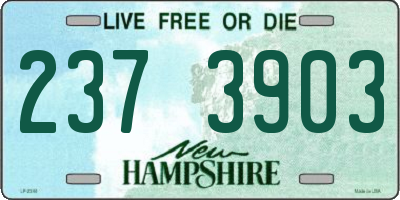 NH license plate 2373903