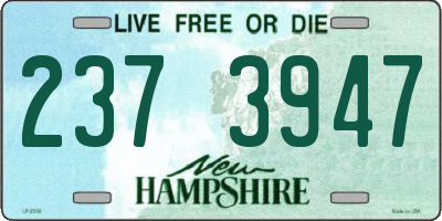 NH license plate 2373947
