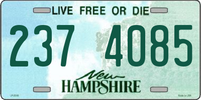 NH license plate 2374085