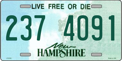 NH license plate 2374091