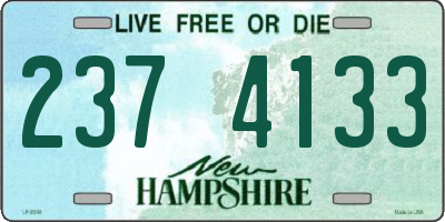 NH license plate 2374133