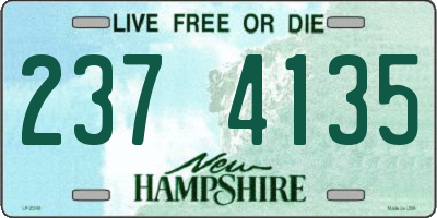 NH license plate 2374135