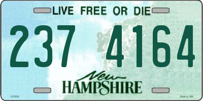 NH license plate 2374164