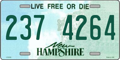 NH license plate 2374264