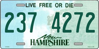 NH license plate 2374272