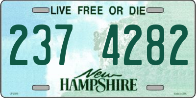NH license plate 2374282