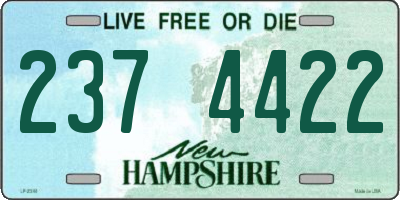 NH license plate 2374422