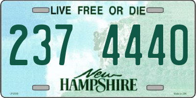 NH license plate 2374440