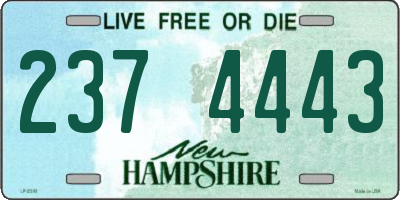 NH license plate 2374443