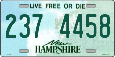 NH license plate 2374458