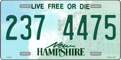 NH license plate 2374475
