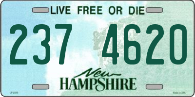 NH license plate 2374620