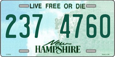 NH license plate 2374760