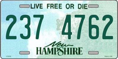 NH license plate 2374762