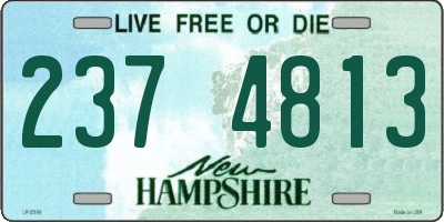 NH license plate 2374813