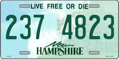 NH license plate 2374823