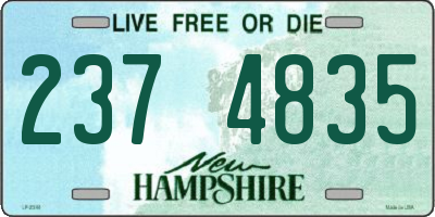 NH license plate 2374835