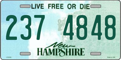 NH license plate 2374848