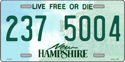 NH license plate 2375004