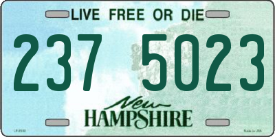 NH license plate 2375023