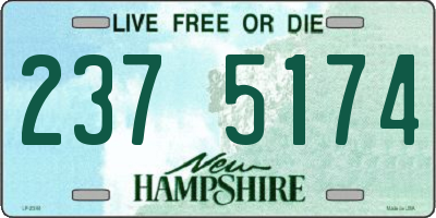 NH license plate 2375174